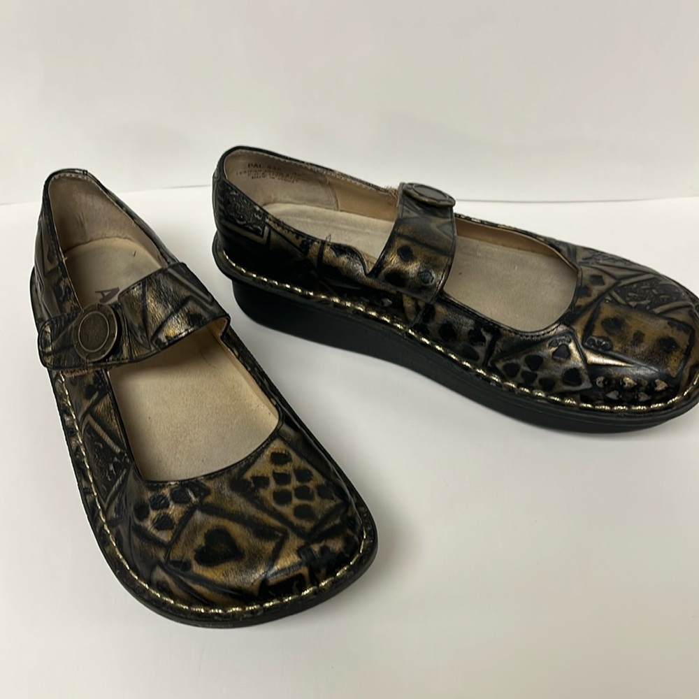 Alegria Poloma Poker Face Mary Jane shoes size 36
